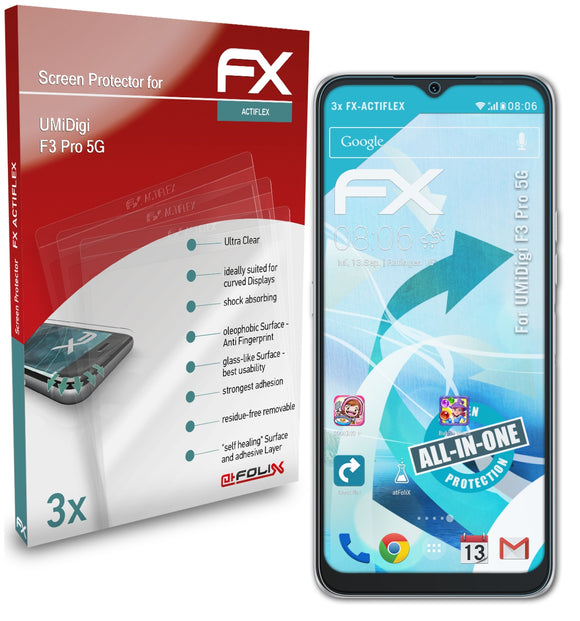 atFoliX FX-ActiFleX Displayschutzfolie für UMiDigi F3 Pro 5G
