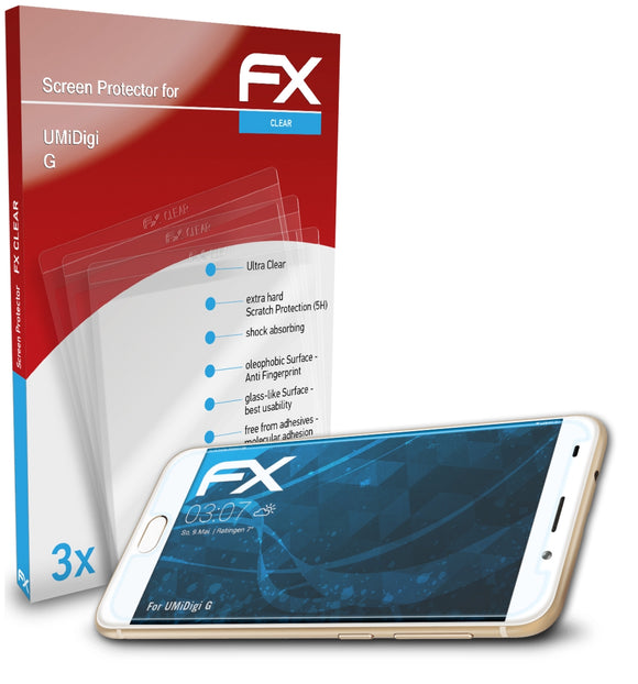 atFoliX FX-Clear Schutzfolie für UMiDigi G
