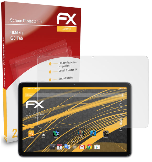 atFoliX FX-Antireflex Displayschutzfolie für UMiDigi G3 Tab
