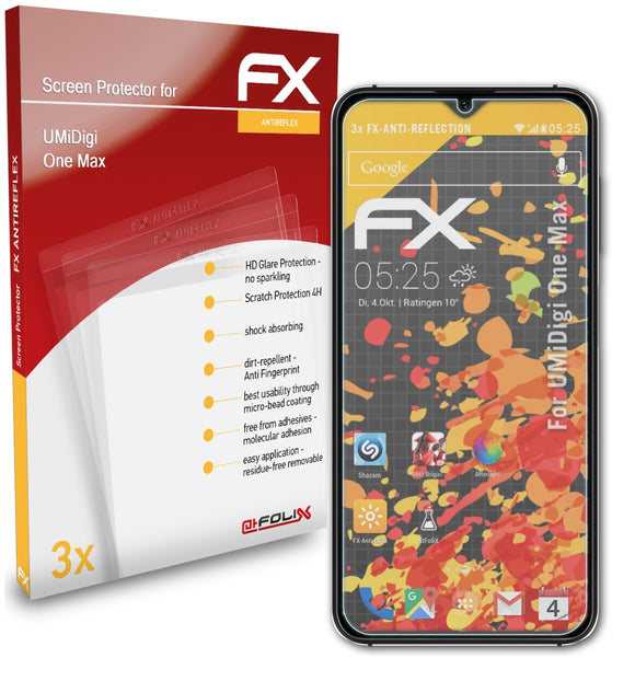 atFoliX FX-Antireflex Displayschutzfolie für UMiDigi One Max