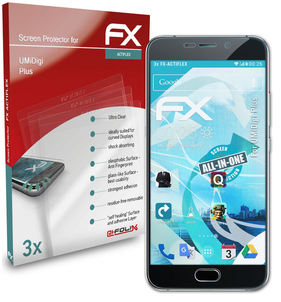 atFoliX FX-ActiFleX Displayschutzfolie für UMiDigi Plus