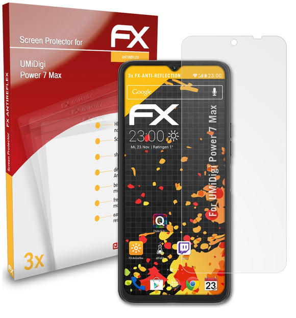 atFoliX FX-Antireflex Displayschutzfolie für UMiDigi Power 7 Max