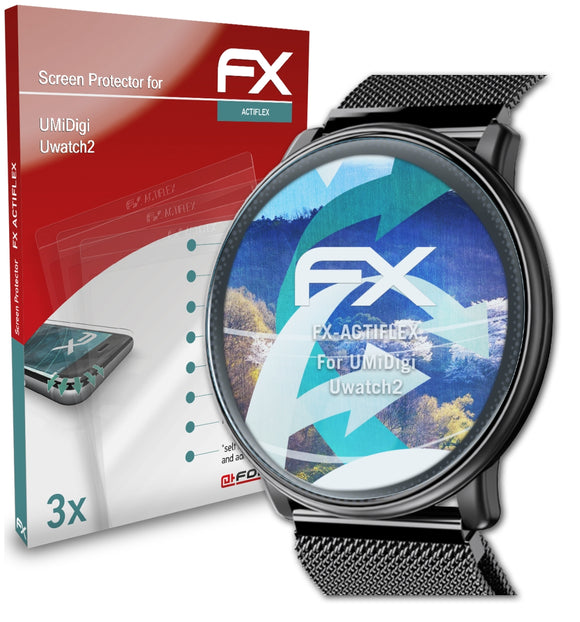 atFoliX FX-ActiFleX Displayschutzfolie für UMiDigi Uwatch2