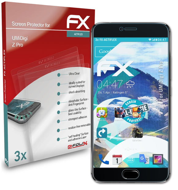 atFoliX FX-ActiFleX Displayschutzfolie für UMiDigi Z Pro