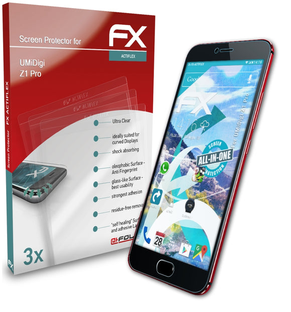 atFoliX FX-ActiFleX Displayschutzfolie für UMiDigi Z1 Pro