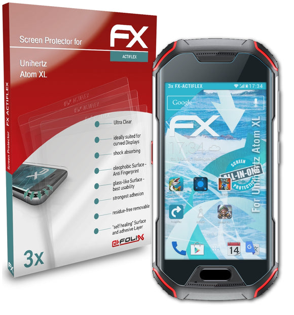 atFoliX FX-ActiFleX Displayschutzfolie für Unihertz Atom XL