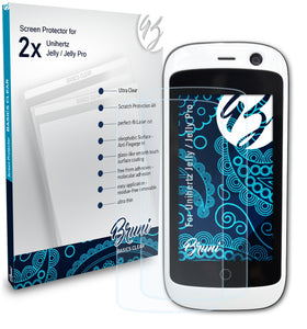 Bruni Basics-Clear Displayschutzfolie für Unihertz Jelly / Jelly Pro