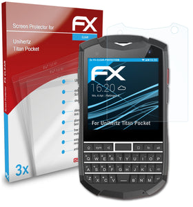 atFoliX FX-Clear Schutzfolie für Unihertz Titan Pocket