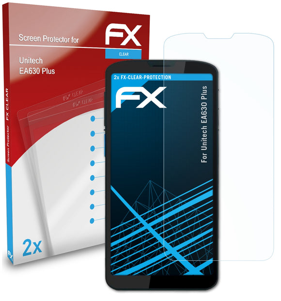 atFoliX FX-Clear Schutzfolie für Unitech EA630 Plus