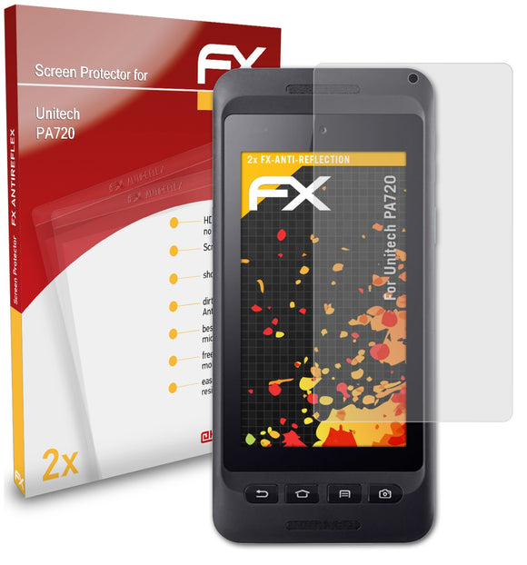 atFoliX FX-Antireflex Displayschutzfolie für Unitech PA720