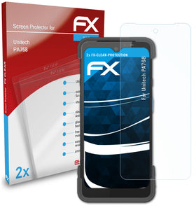 atFoliX FX-Clear Schutzfolie für Unitech PA768
