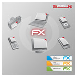 atFoliX Panzerfolie kompatibel mit Technogym Excite Run 600, entspiegelnde und stoßdämpfende FX Schutzfolie (2X)