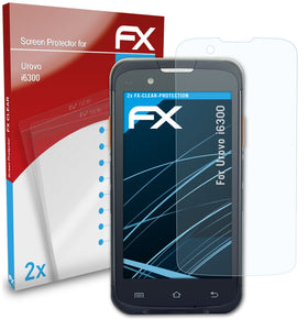 atFoliX FX-Clear Schutzfolie für Urovo i6300