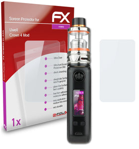 atFoliX FX-Hybrid-Glass Panzerglasfolie für Uwell Crown 4 Mod