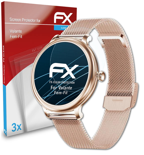 atFoliX FX-Clear Schutzfolie für Valante Fem-Fit