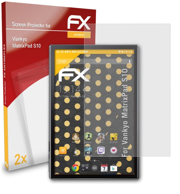 atFoliX FX-Antireflex Displayschutzfolie für Vankyo MatrixPad S10