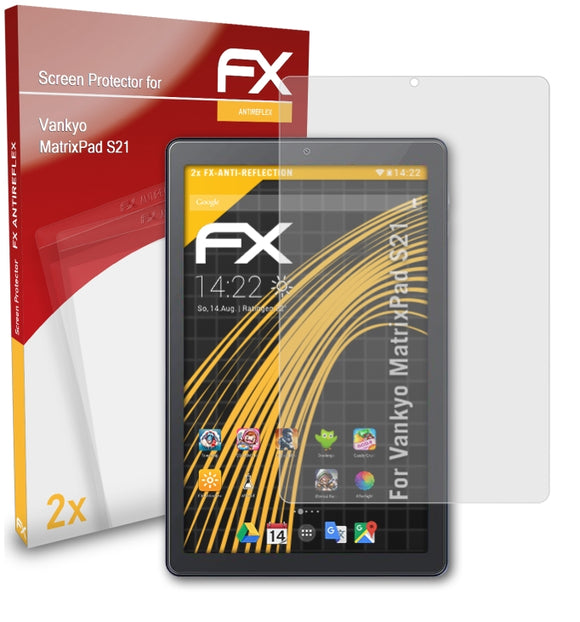 atFoliX FX-Antireflex Displayschutzfolie für Vankyo MatrixPad S21