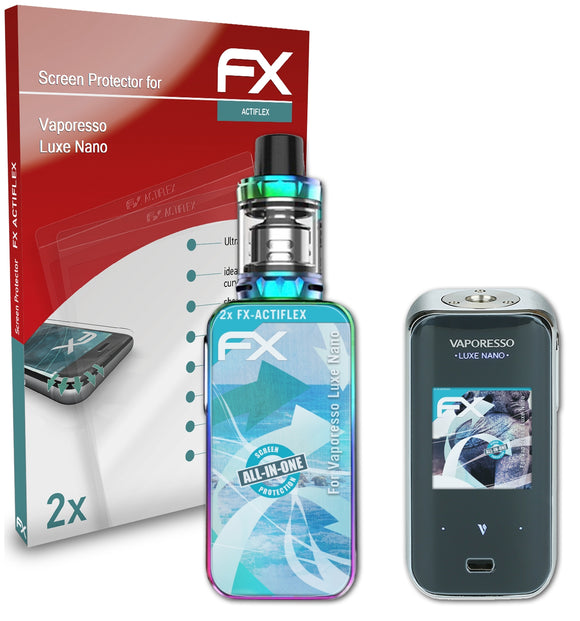 atFoliX FX-ActiFleX Displayschutzfolie für Vaporesso Luxe Nano