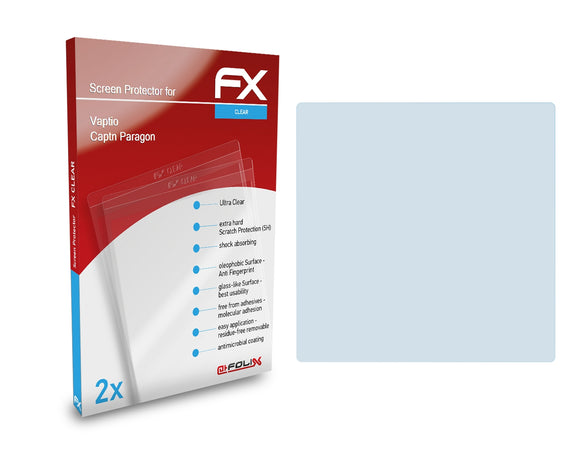 atFoliX FX-Clear Schutzfolie für Vaptio Captn Paragon