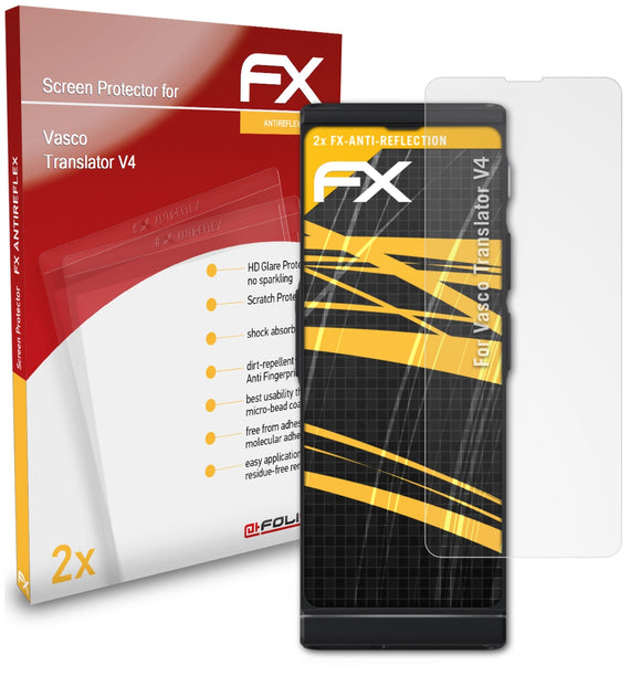 atFoliX FX-Antireflex Displayschutzfolie für Vasco Translator V4