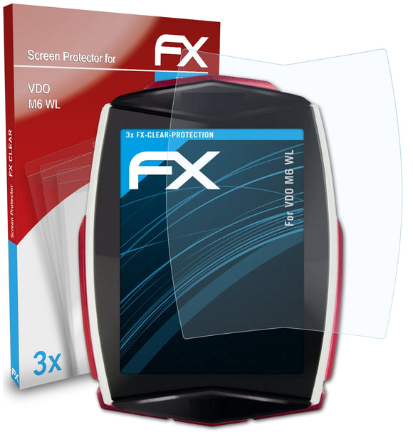 atFoliX FX-Clear Schutzfolie für VDO M6 WL