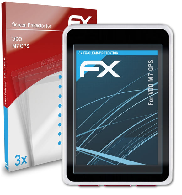 atFoliX FX-Clear Schutzfolie für VDO M7 GPS