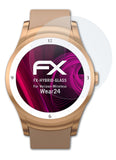 Glasfolie atFoliX kompatibel mit Verizon-Wireless Wear24, 9H Hybrid-Glass FX