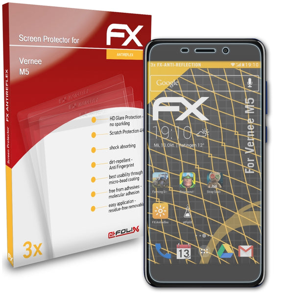 atFoliX FX-Antireflex Displayschutzfolie für Vernee M5