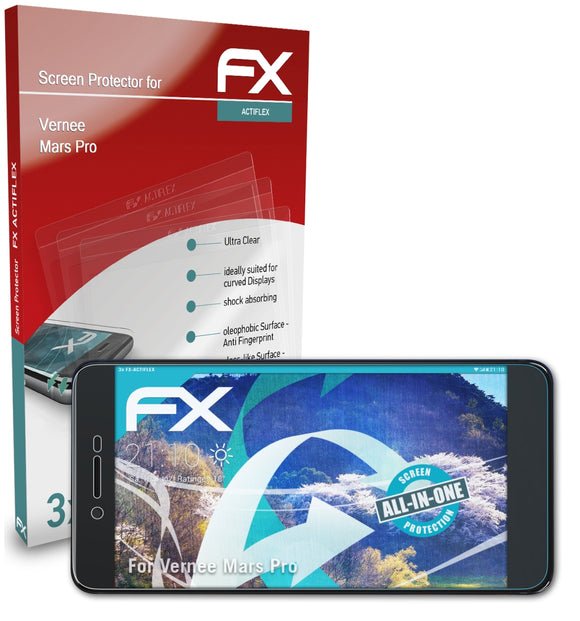 atFoliX FX-ActiFleX Displayschutzfolie für Vernee Mars Pro