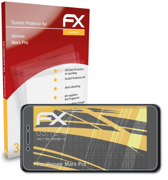 atFoliX FX-Antireflex Displayschutzfolie für Vernee Mars Pro