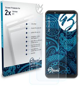 Bruni Basics-Clear Displayschutzfolie für Vernee X1