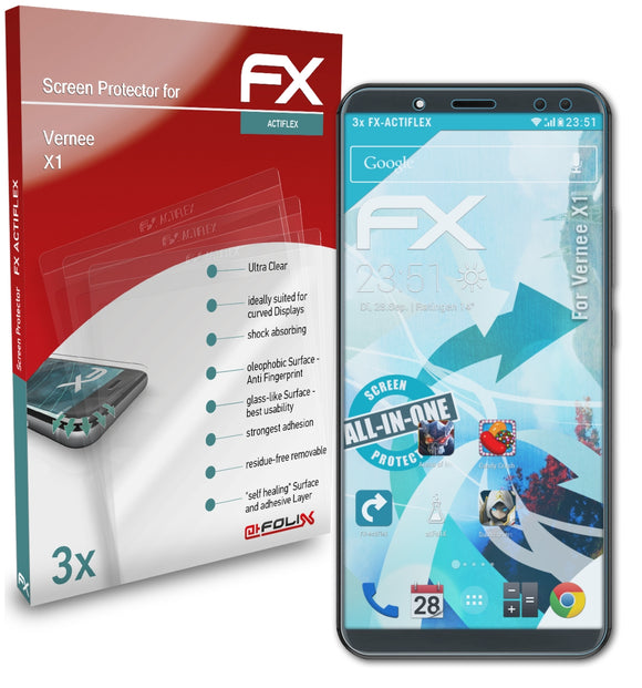 atFoliX FX-ActiFleX Displayschutzfolie für Vernee X1