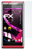 Glasfolie atFoliX kompatibel mit Vertu Aster, 9H Hybrid-Glass FX