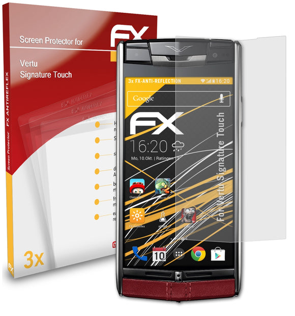 atFoliX FX-Antireflex Displayschutzfolie für Vertu Signature Touch