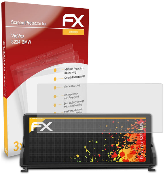 atFoliX FX-Antireflex Displayschutzfolie für VioVox 8224 (BMW)