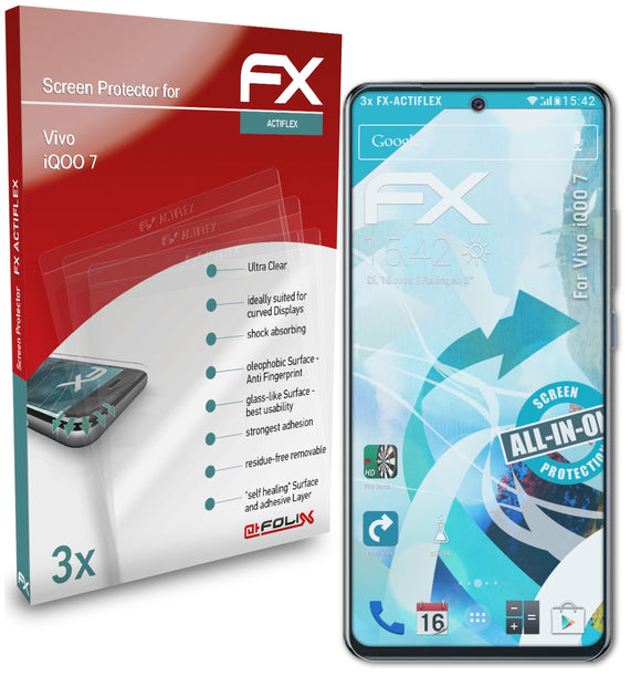 atFoliX FX-ActiFleX Displayschutzfolie für Vivo iQOO 7