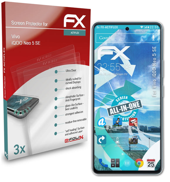 atFoliX FX-ActiFleX Displayschutzfolie für Vivo iQOO Neo 5 SE