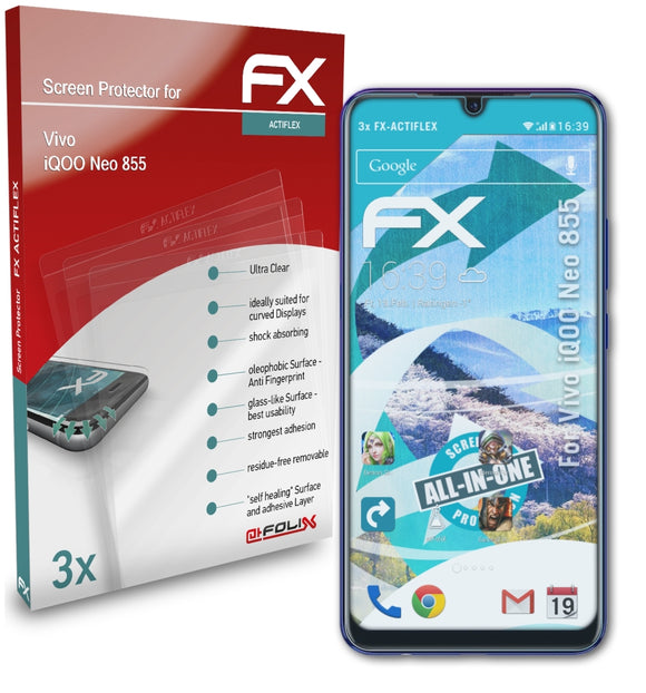 atFoliX FX-ActiFleX Displayschutzfolie für Vivo iQOO Neo 855