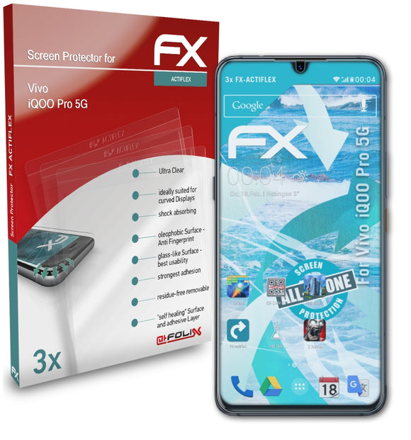 atFoliX FX-ActiFleX Displayschutzfolie für Vivo iQOO Pro 5G