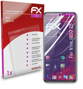 atFoliX FX-Hybrid-Glass Panzerglasfolie für Vivo iQOO Z5