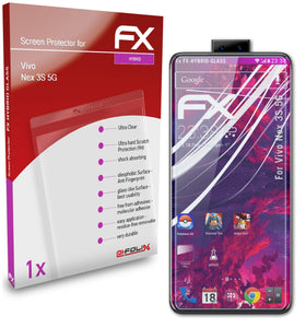 atFoliX FX-Hybrid-Glass Panzerglasfolie für Vivo Nex 3S 5G