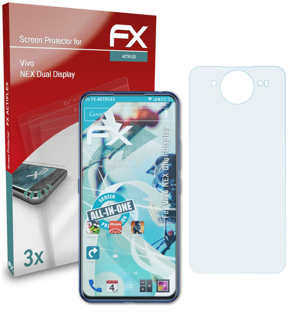 atFoliX FX-ActiFleX Displayschutzfolie für Vivo NEX (Dual Display)