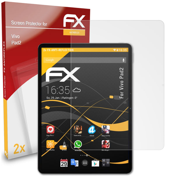 atFoliX FX-Antireflex Displayschutzfolie für Vivo Pad2