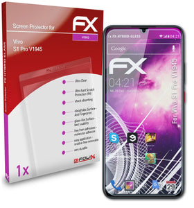 atFoliX FX-Hybrid-Glass Panzerglasfolie für Vivo S1 Pro (V1945)