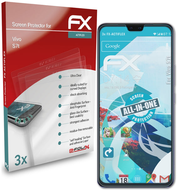 atFoliX FX-ActiFleX Displayschutzfolie für Vivo S7t