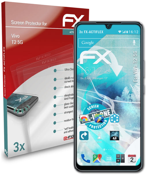 atFoliX FX-ActiFleX Displayschutzfolie für Vivo T2 5G