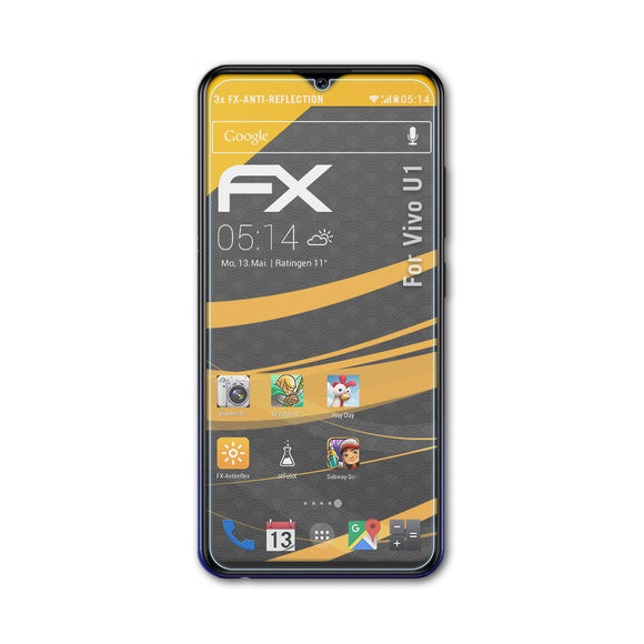 atFoliX FX-Antireflex Displayschutzfolie für Vivo U1