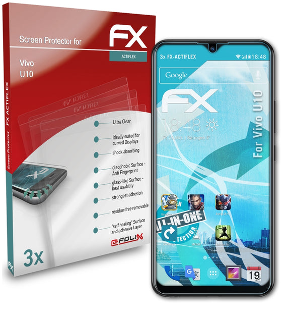 atFoliX FX-ActiFleX Displayschutzfolie für Vivo U10
