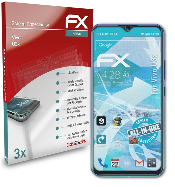 atFoliX FX-ActiFleX Displayschutzfolie für Vivo U3x