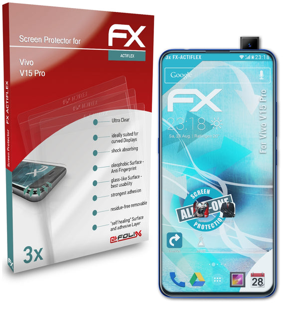 atFoliX FX-ActiFleX Displayschutzfolie für Vivo V15 Pro